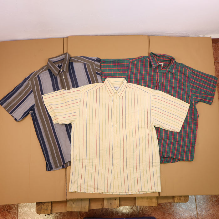 MIX STRIPPED SHORT SLEEVE UNBRANDED SHIRTS