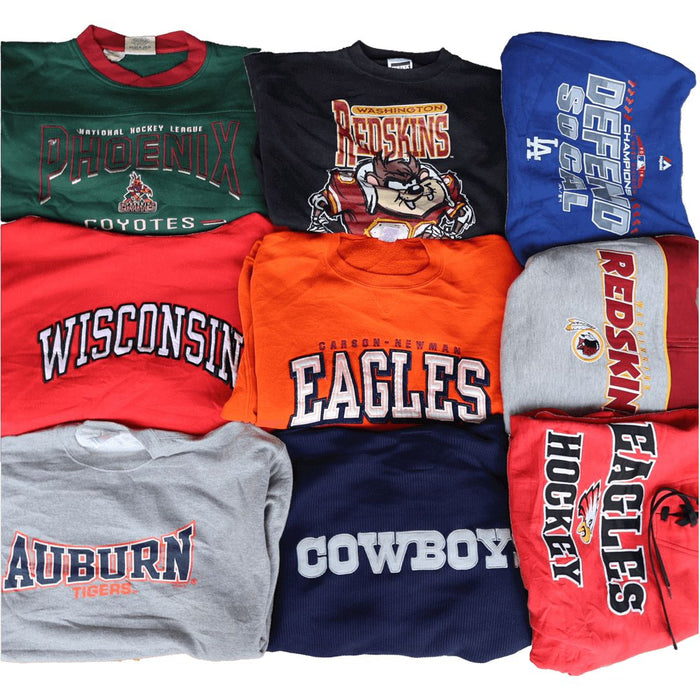 American sports hoodies and sweatshirts in bulk