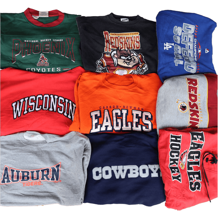 American sports hoodies and sweatshirts in bulk