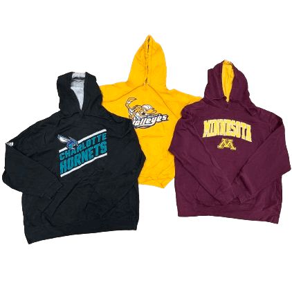 American sports hoodies and sweatshirts in bulk