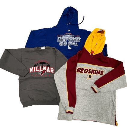 American sports hoodies and sweatshirts in bulk