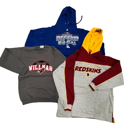 American sports hoodies and sweatshirts in bulk