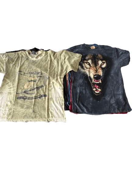 buy vintage clothes bulk - mix animal print t-shirts