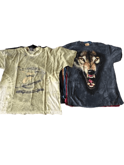 buy vintage clothes bulk - mix animal print t-shirts