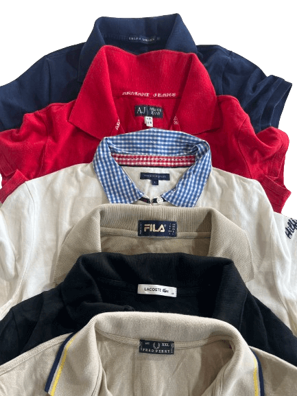 vintage deutsch wholesaler: mix branded polos for woman