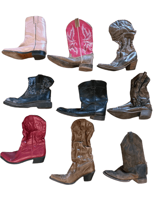 Vintage Wholesale Cowboy Boots Mix