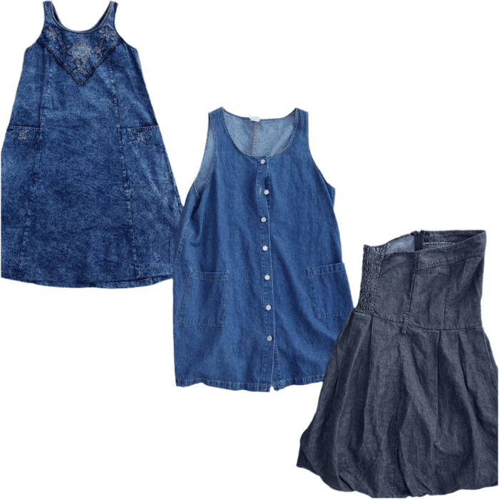 Buy Vintage deutsch Wholesaler MIX Denim Dresses