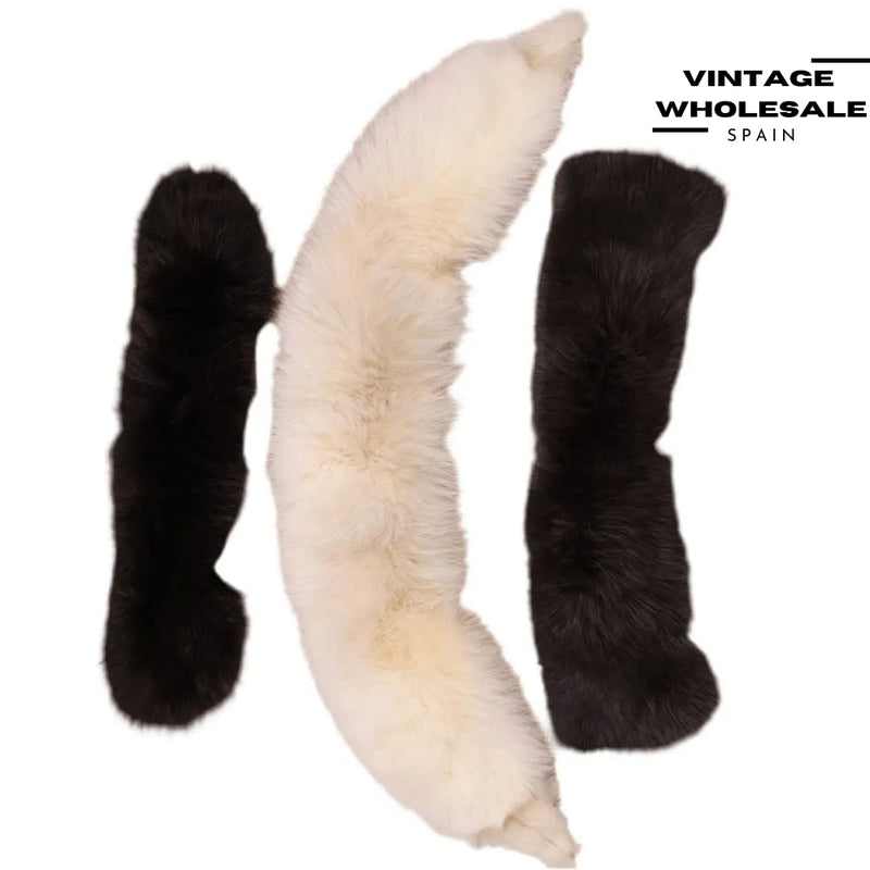 MIX FOX FUR SCARVES