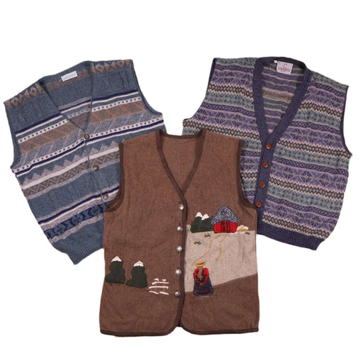 MIX KNITTED VESTS