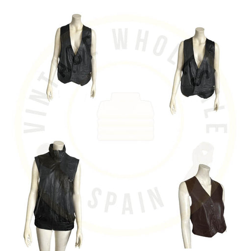 Vintage deutsch wholesaler – mix leather vests