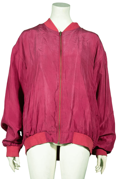 MIX SILK BOMBER