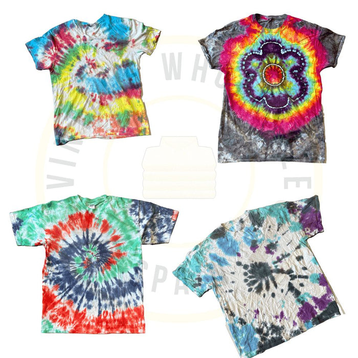 Buy Vintage deutsch wholesaler: mix tie-dye t-shirts