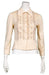 buy vintage unicolor long sleeve blouses in bulk