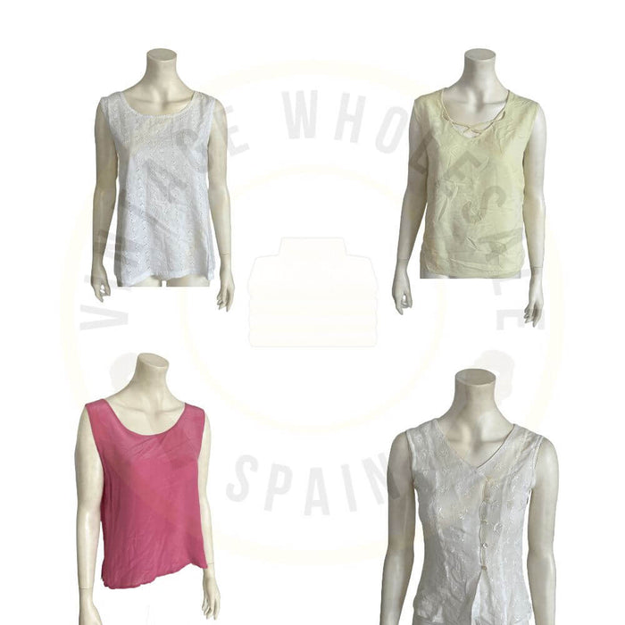 Buy Vintage deutsch Unicolor Tank Tops Bulk