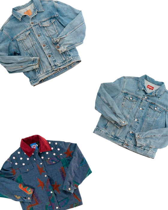 Buy Mix vintage denim jackets | Vintage Fashion