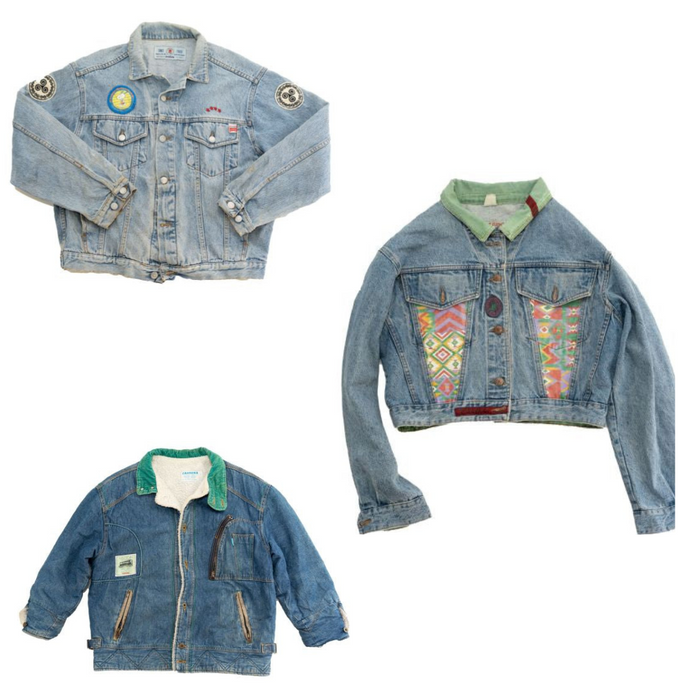 VINTAGE-DENIMJACKEN MIXEN