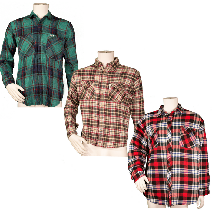 MIX THICK FLANNEL SHIRTS