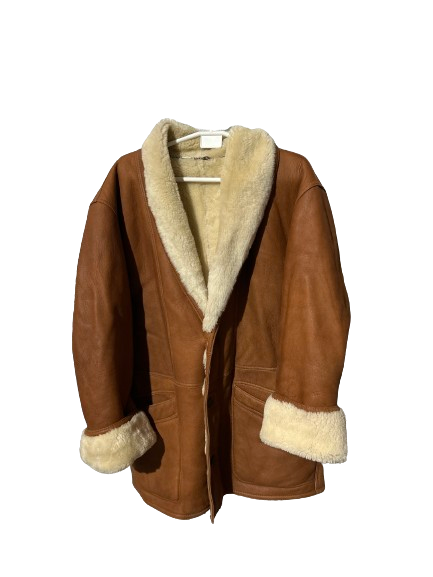 MIX LEATHER SHEARLING COATS