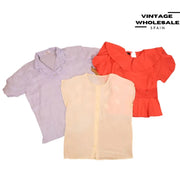 MIX BASIC SHORT SLEEVE BLOUSES