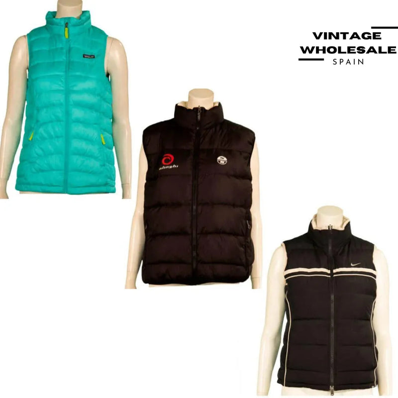 MIX BRANDED PUFFER VESTS