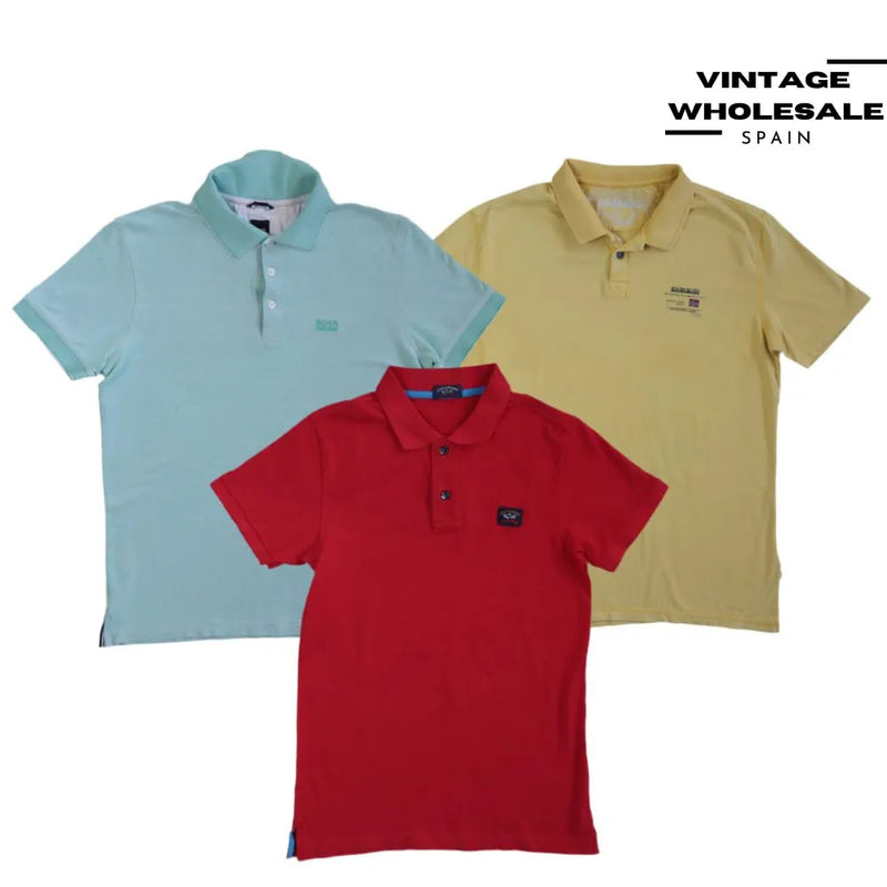 MIX BRANDED SHORT SLEEVE POLOS