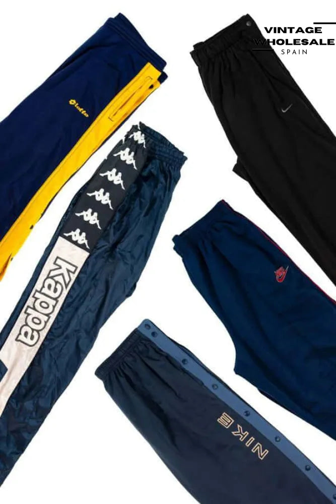 MIX BRANDED TRACKSUIT NYLON PANTS
