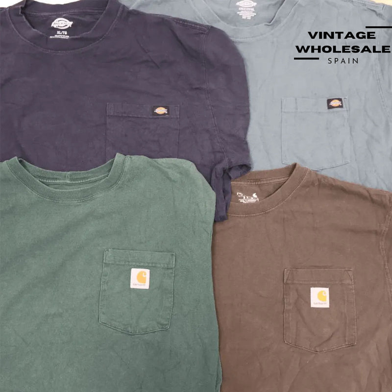 MIX CARHARTT & DICKIES T-SHIRTS GRADE B/C