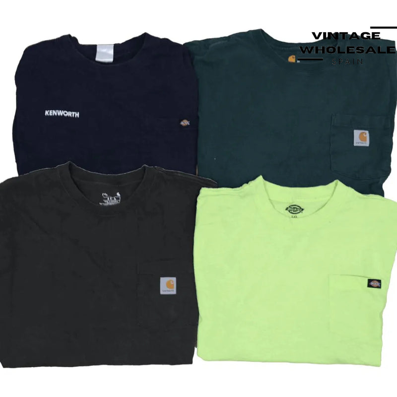 MIX CARHARTT & DICKIES T-SHIRTS GRADE B/C
