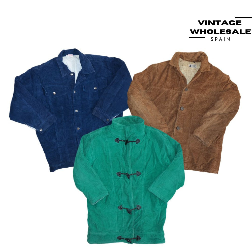 OLD MOUNTAIN JOCKEY CAコーデュロイ ヴィンテージ コーデュロイ ジャケット 卸売 — Vintage Wholesale Spain SL