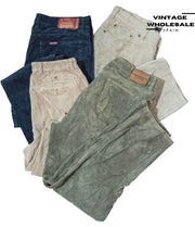 MIX CORDUROY TROUSERS