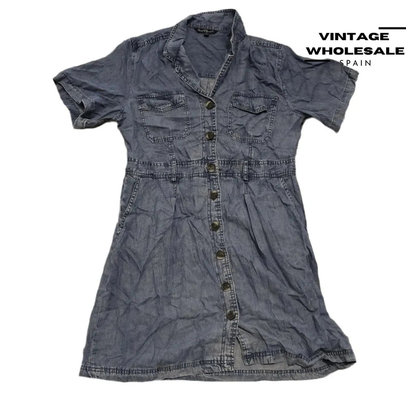 MIX DENIM MODERN DRESSES