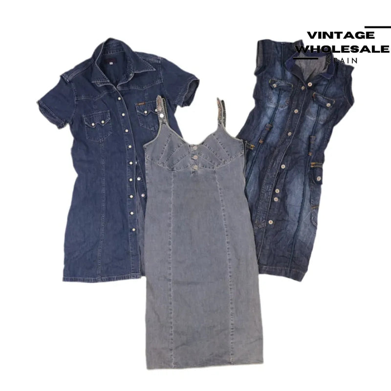 MIX DENIM MODERN DRESSES