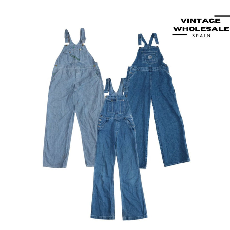MIX DENIM OVERALLS