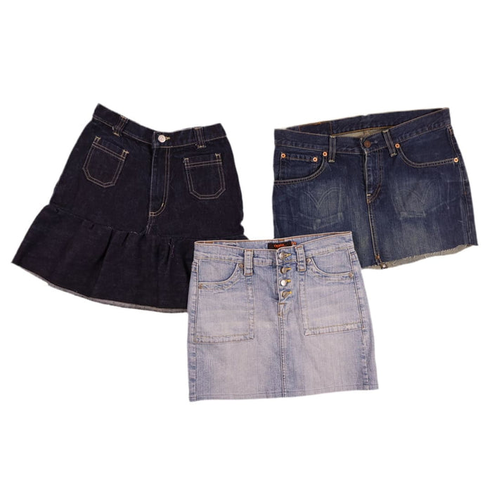 MIX DENIM SKIRTS