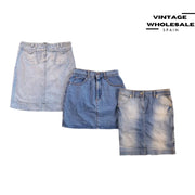 MIX DENIM SKIRTS
