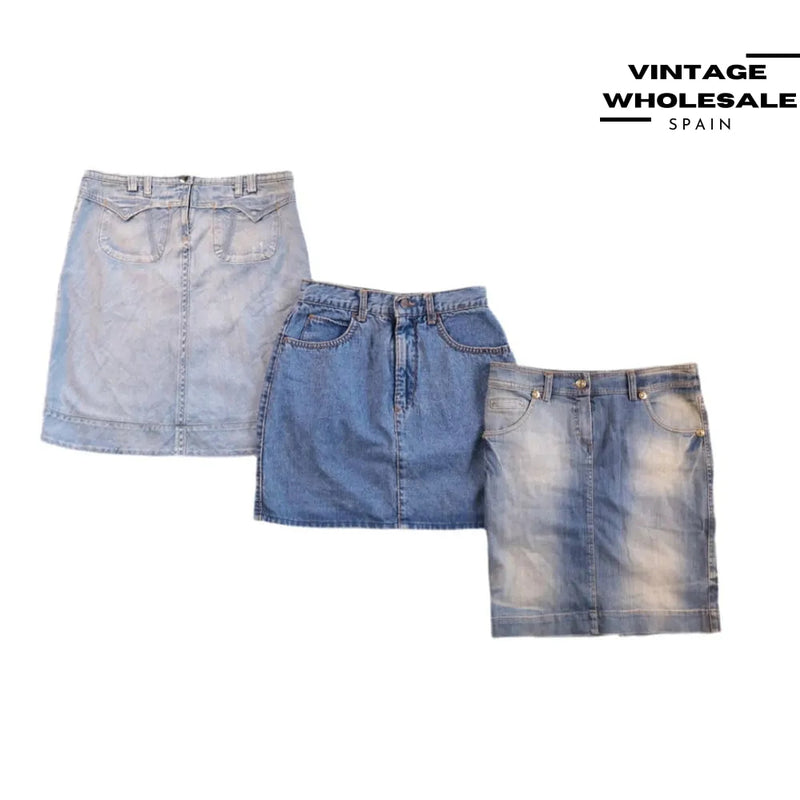 MIX DENIM SKIRTS