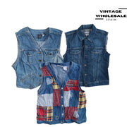 MIX DENIM VESTS