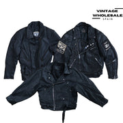 MIX DOUBLE BREASTED LEATHER JACKETS