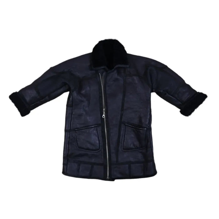 MIX LEATHER SHEARLING COATS