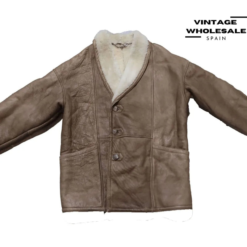 MIX LEATHER SHEARLING COATS