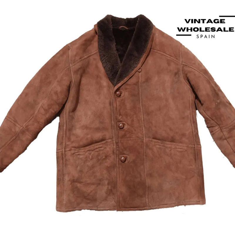 MIX LEATHER SHEARLING COATS