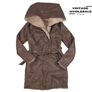 MIX LEATHER SHEARLING COATS