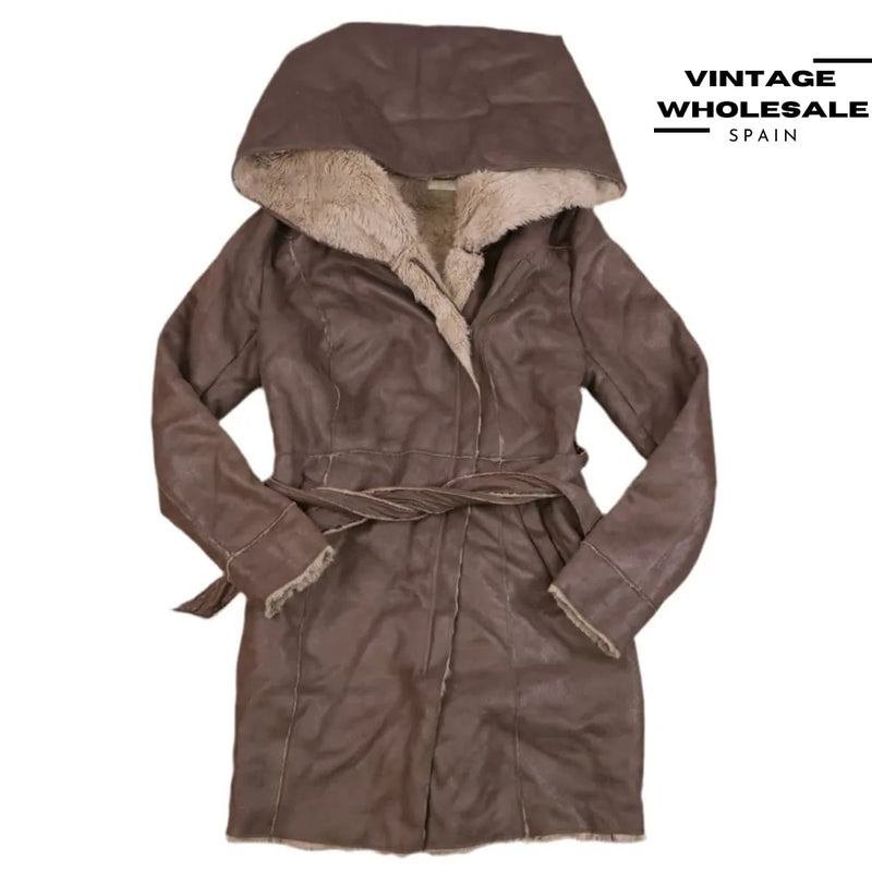 MIX LEATHER SHEARLING COATS