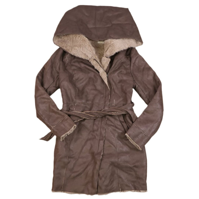 MIX LEATHER SHEARLING COATS