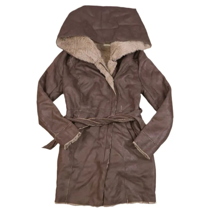 MIX LEATHER SHEARLING COATS