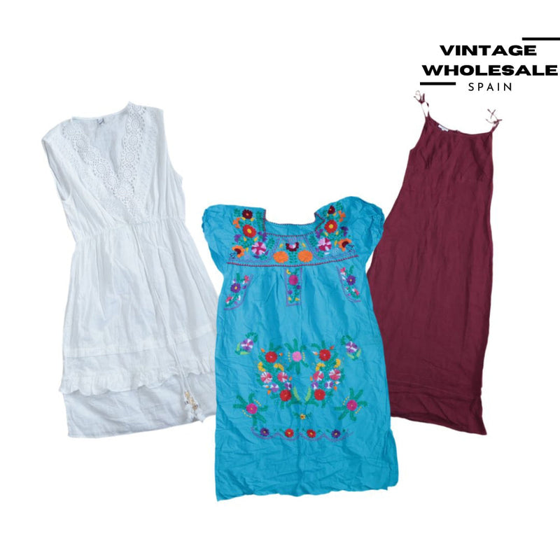 Linen dresses wholesale - Bulk packs available Vintage Wholesale Spain SL Linen dresses wholesale - Bulk packs available Vintage Wholesale Spain SL