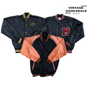MIX NYLON VARSITY JACKETS