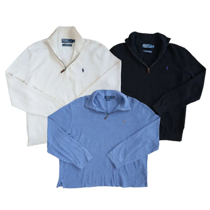 MIX RALPH LAUREN QUARTER ZIPS