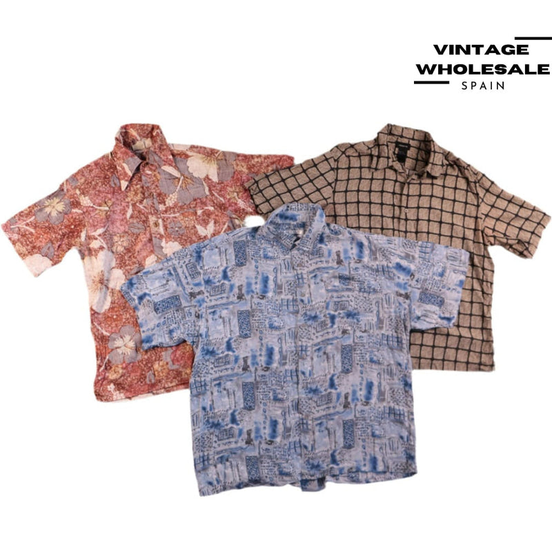 MIX SHORT SLEEVE CRAZY PRINT 90s SHIRTS