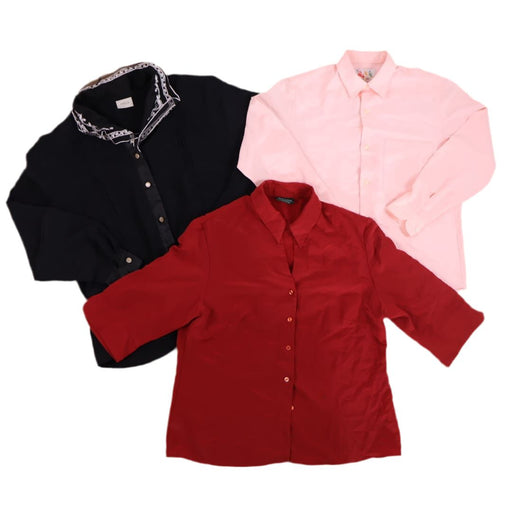 MIX UNICOLOR LONG SLEEVE BLOUSES